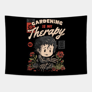 Gardening is My Therapy - Cute Nature Geek Gift Tapestry