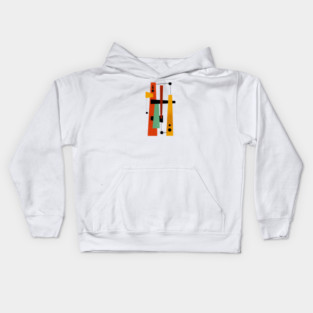 Mid Century Modern 14 Kids Hoodie