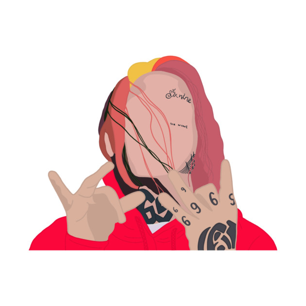 6ix9ine sixnine design 69 T-Shirt TeePublic