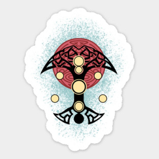 Love and Thunder God Sticker