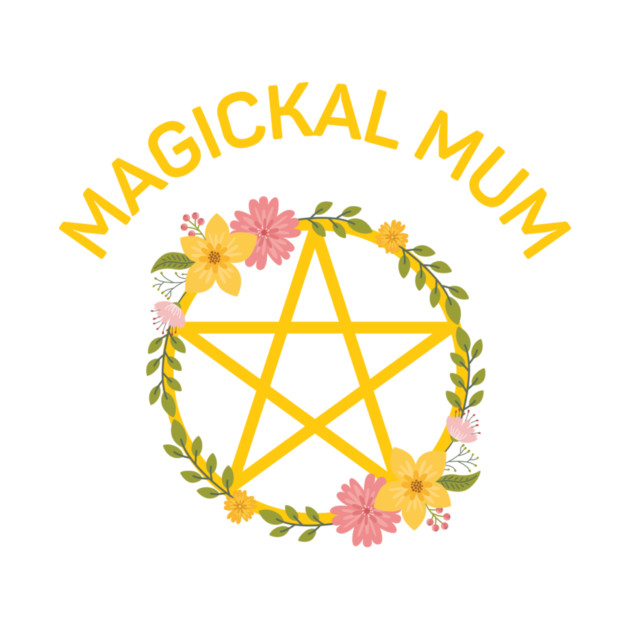 Magickal Mum Midsummer Floral Pentacle Cheeky Witch® by Cheeky Witch