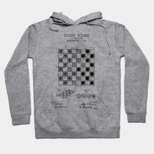 CHESS BOARD patent Hoodie
