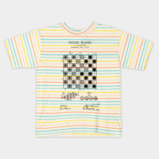 CHESS BOARD patent Kids T-Shirt