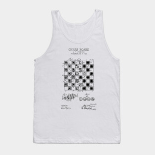 CHESS BOARD patent Tank Top