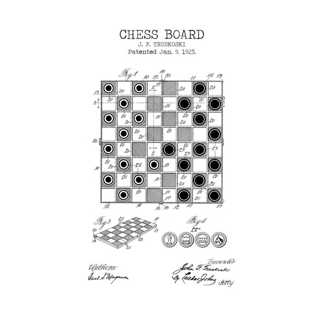 CHESS BOARD patent by Dennson Creative