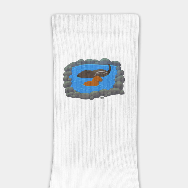 Capybara Hot Spring by DeguArts