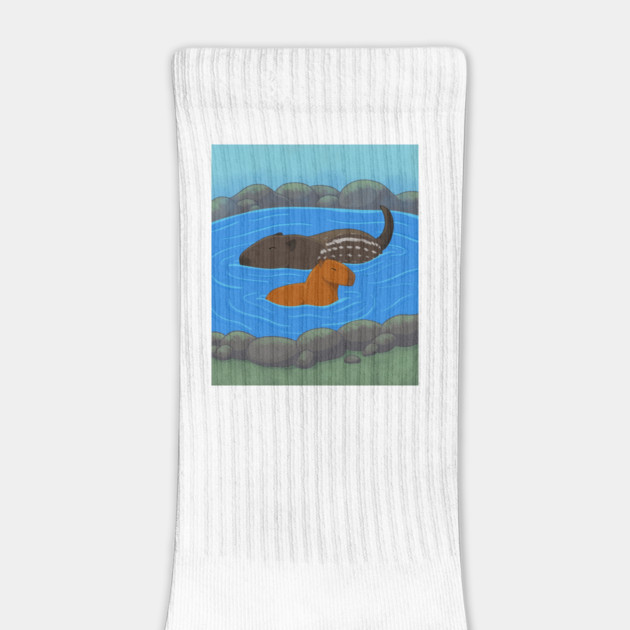 Capybara Hot Spring by DeguArts