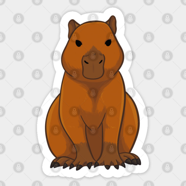 Capybara Sticker by DeguArts