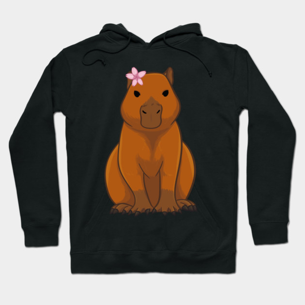 Sakura Capybara Hoodie by DeguArts