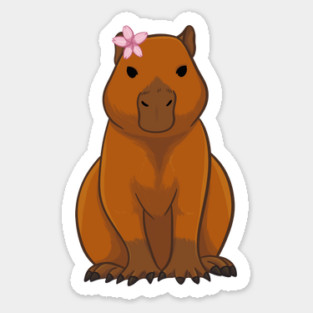 Sakura Capybara Magnet