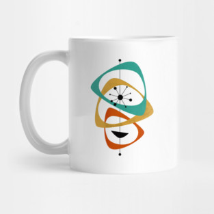 Mid Century Modern 16 Cosmic Swirl Mug
