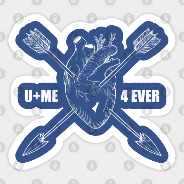 U+ME 4 EVER Love Concept Valentine Sticker by creative