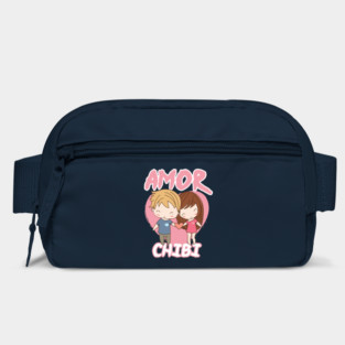 Amor Chibi Anime Couple Humor Bag