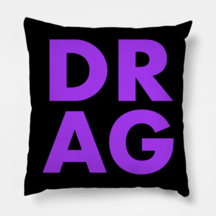 Drag Graphic Pillow