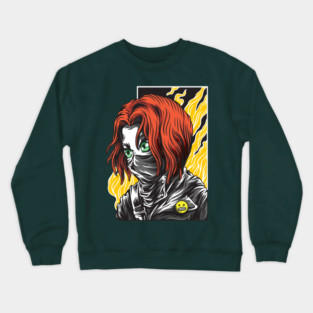 Chica Anime Peliroja Crewneck Sweatshirt