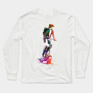 Electric scooter sport art Long Sleeve T-Shirt