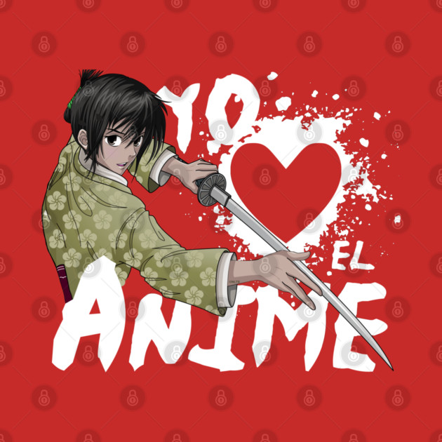 Yo Amo el Anime Samurai Face by creative