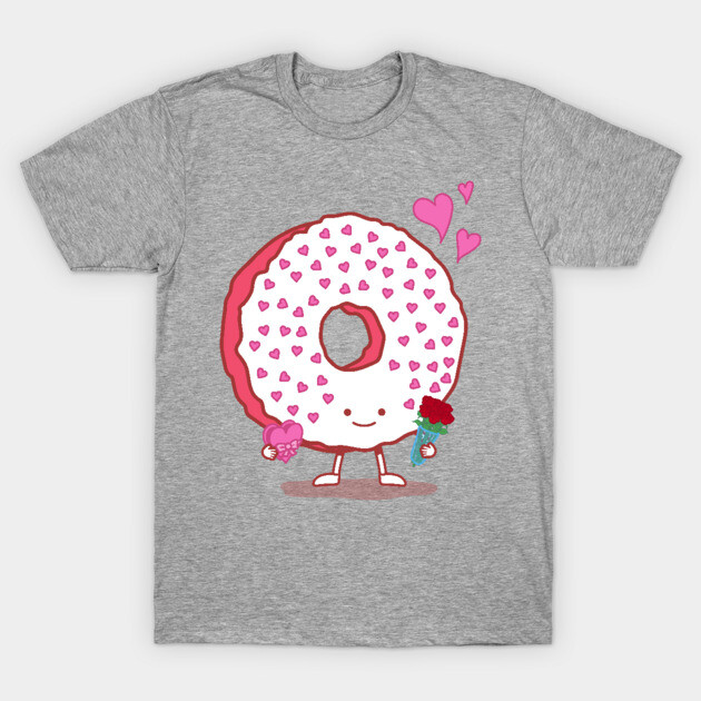 The Donut Valentine T-Shirt by nickv47