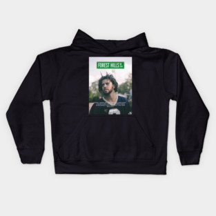 J Cole – 2014 Forest Hills Drive | Tracklist Poster Kids Hoodie