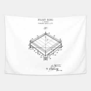 BOXING RING patent Tapestry