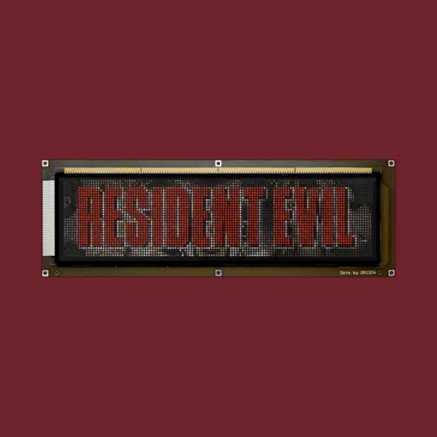 Resident Evil Dot Matrix Display by DRI374