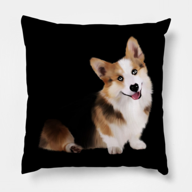 Corgi Dog, Love Corgis Pillow by logiamerch
