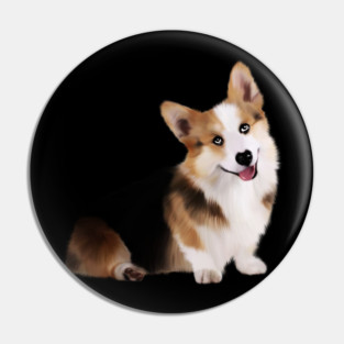Corgi Dog, Love Corgis Pin