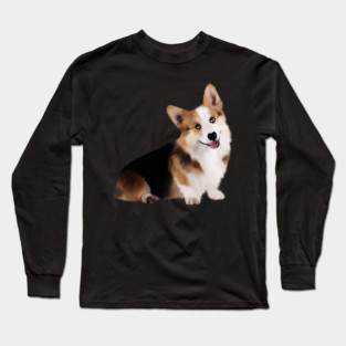Corgi Dog, Love Corgis Long Sleeve T-Shirt