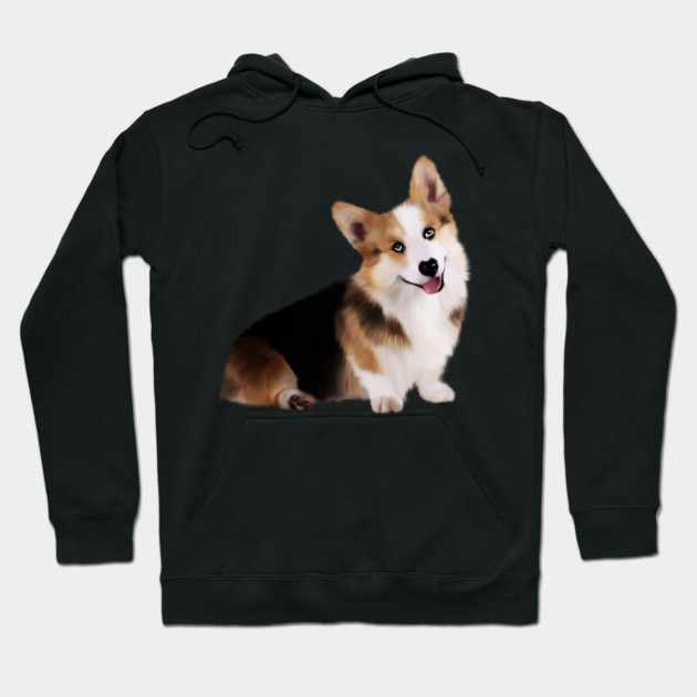 Corgi Dog, Love Corgis Hoodie by logiamerch