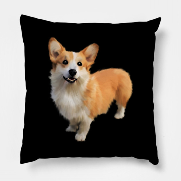 Corgi Dog, Dog Lover Pillow by logiamerch