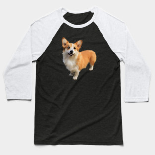 Corgi Dog, Dog Lover Baseball T-Shirt
