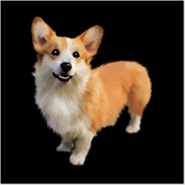 Corgi Dog, Dog Lover Wall Art by logiamerch