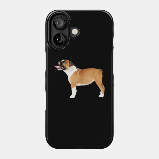 American Bulldog, Dog Lover Phone Case by logiamerch