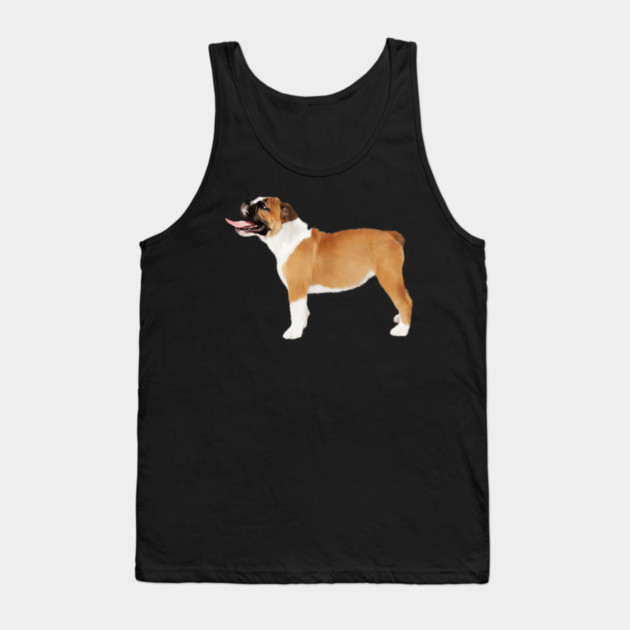 American Bulldog, Dog Lover Tank Top by logiamerch