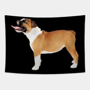American Bulldog, Dog Lover Tapestry