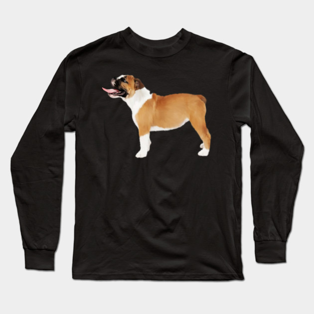 American Bulldog, Dog Lover Long Sleeve T-Shirt by logiamerch