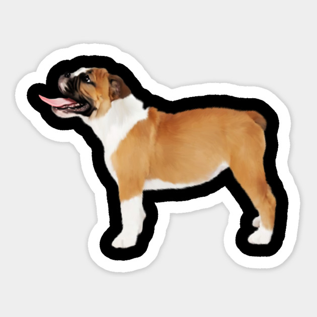 American Bulldog, Dog Lover Magnet by logiamerch