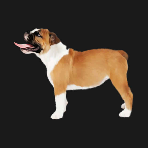 American Bulldog, Dog Lover by logiamerch