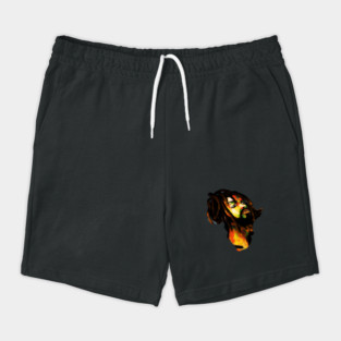 Africa Map, African Rasta Man, Rastafarian Shorts