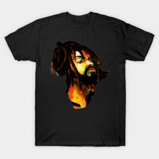Africa Map, African Rasta Man, Rastafarian T-Shirt