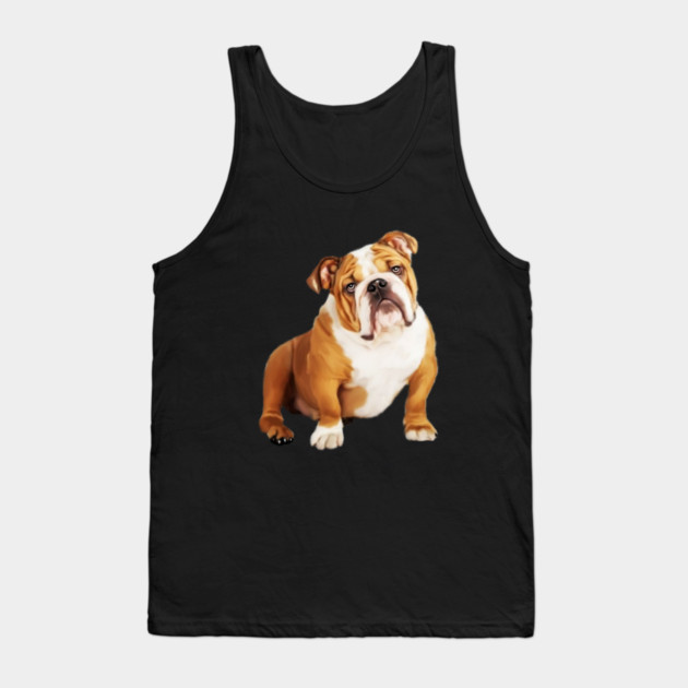 American Bulldog, Dog Lover Tank Top by logiamerch