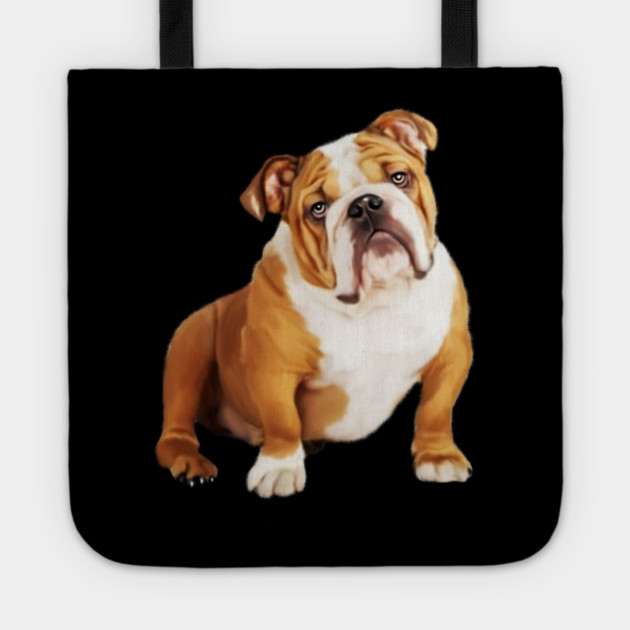 American Bulldog, Dog Lover Tote by logiamerch
