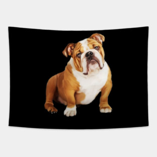 American Bulldog, Dog Lover Tapestry
