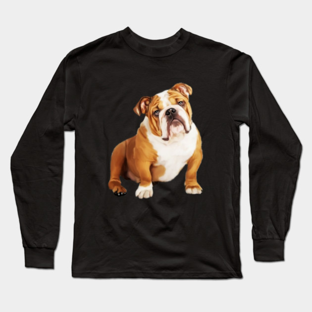 American Bulldog, Dog Lover Long Sleeve T-Shirt by logiamerch