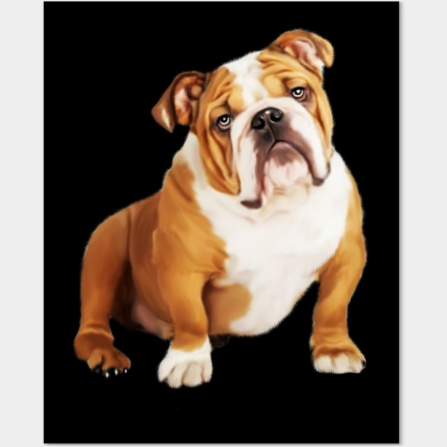 American Bulldog, Dog Lover Wall Art by logiamerch
