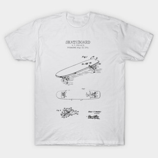 SKATEBOARD patent T-Shirt
