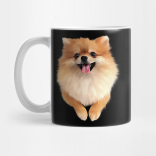 Pomeranian Dog Smiling, Love Pomeranians Mug