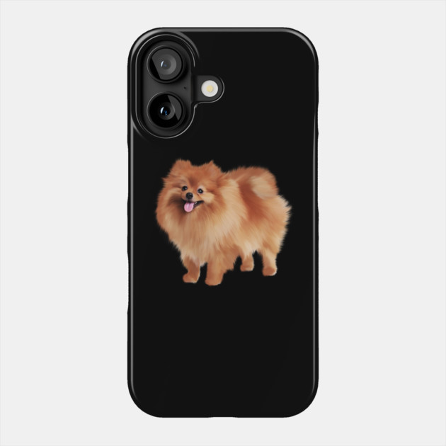 Pomeranian Dog, Love Pomeranians, Dog Lover Phone Case by logiamerch