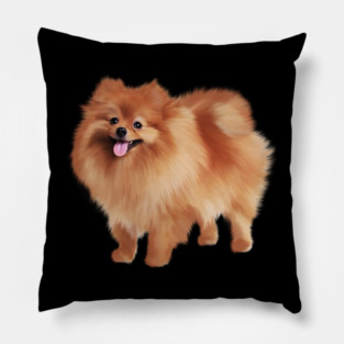Pomeranian Dog, Love Pomeranians, Dog Lover Pillow