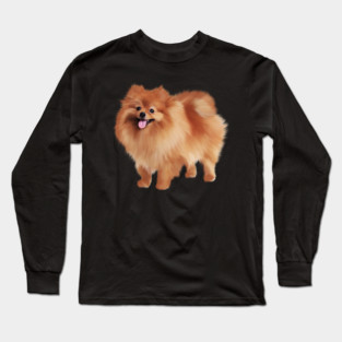 Pomeranian Dog, Love Pomeranians, Dog Lover Long Sleeve T-Shirt
